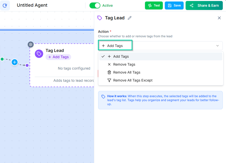 Add tag